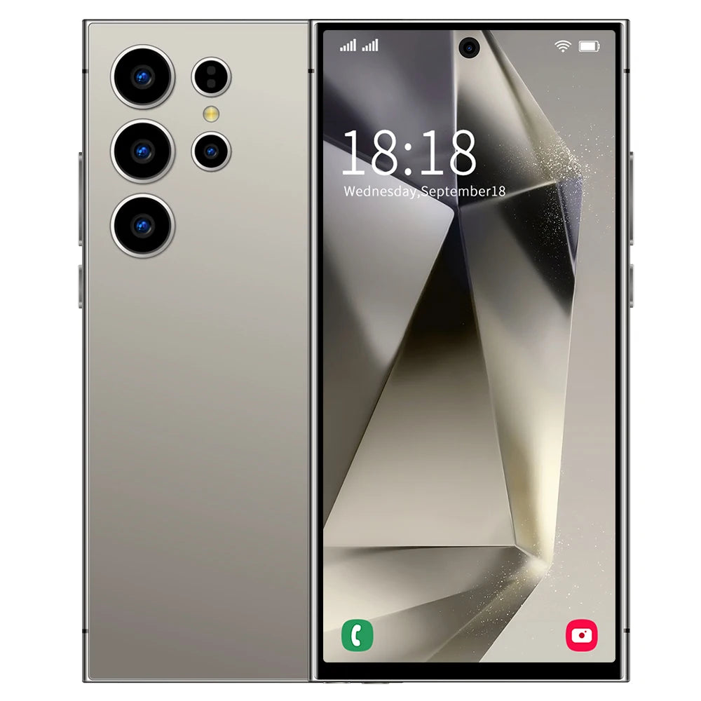 Mobile phone case is suitable Global Version S26 Ultra Smart Android Phone 5G 7.3 Inch HD Screen 108MP Camera Android14 Unlock