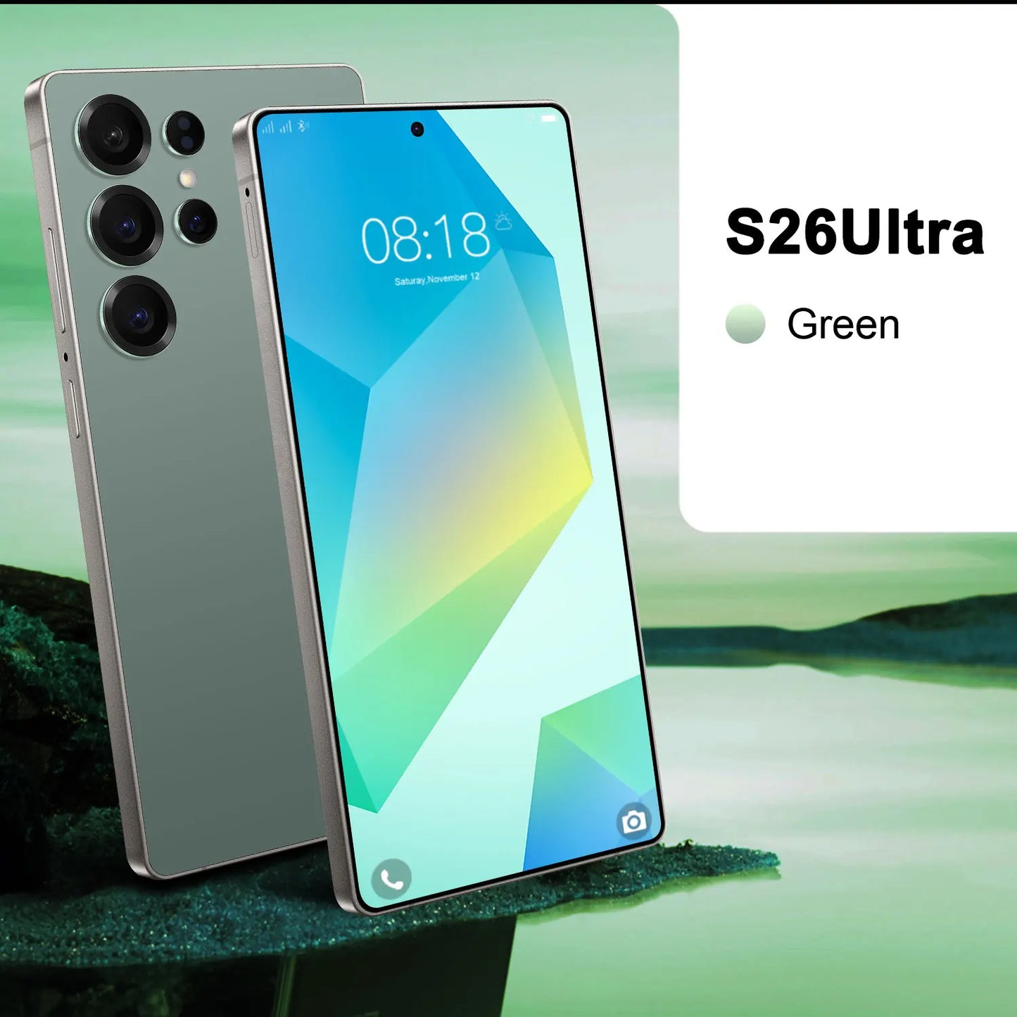 S26 Ultra NEW HOT 2025 original intelligent 5G dual card dual standby Android 14 system global version 8000mAh battery