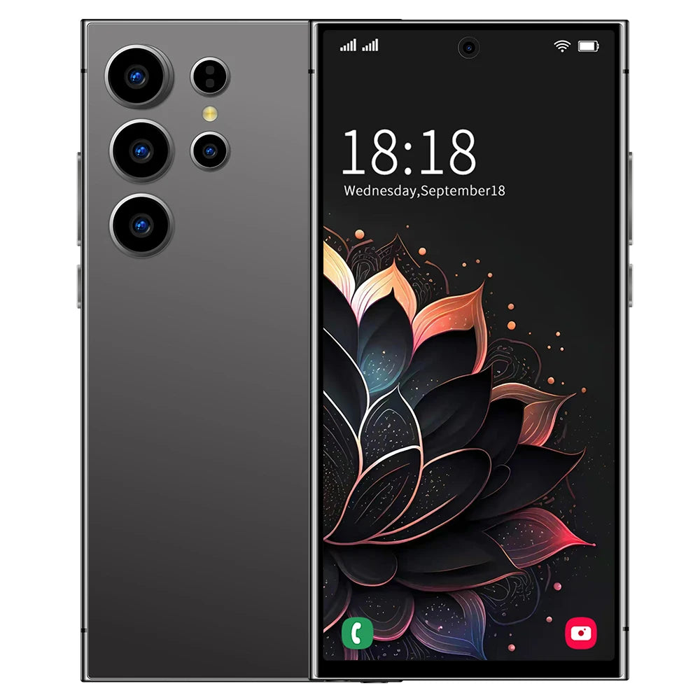 Mobile phone case is suitable Global Version S26 Ultra Smart Android Phone 5G 7.3 Inch HD Screen 108MP Camera Android14 Unlock
