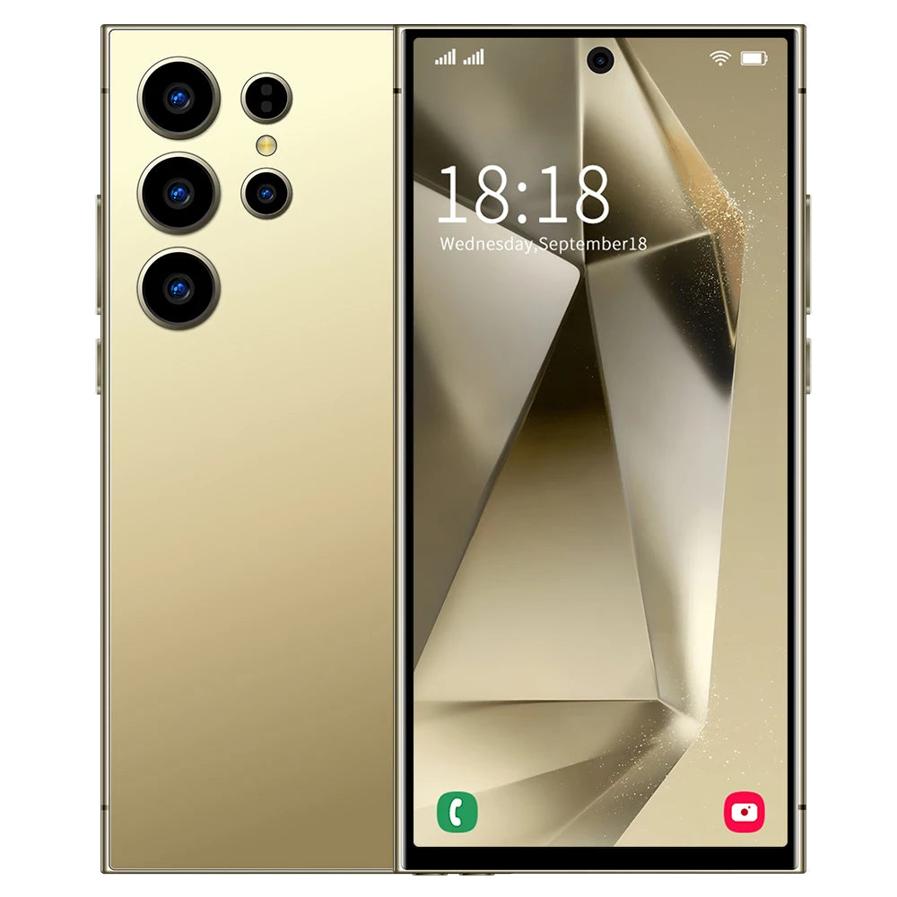 Mobile phone case is suitable Global Version S26 Ultra Smart Android Phone 5G 7.3 Inch HD Screen 108MP Camera Android14 Unlock