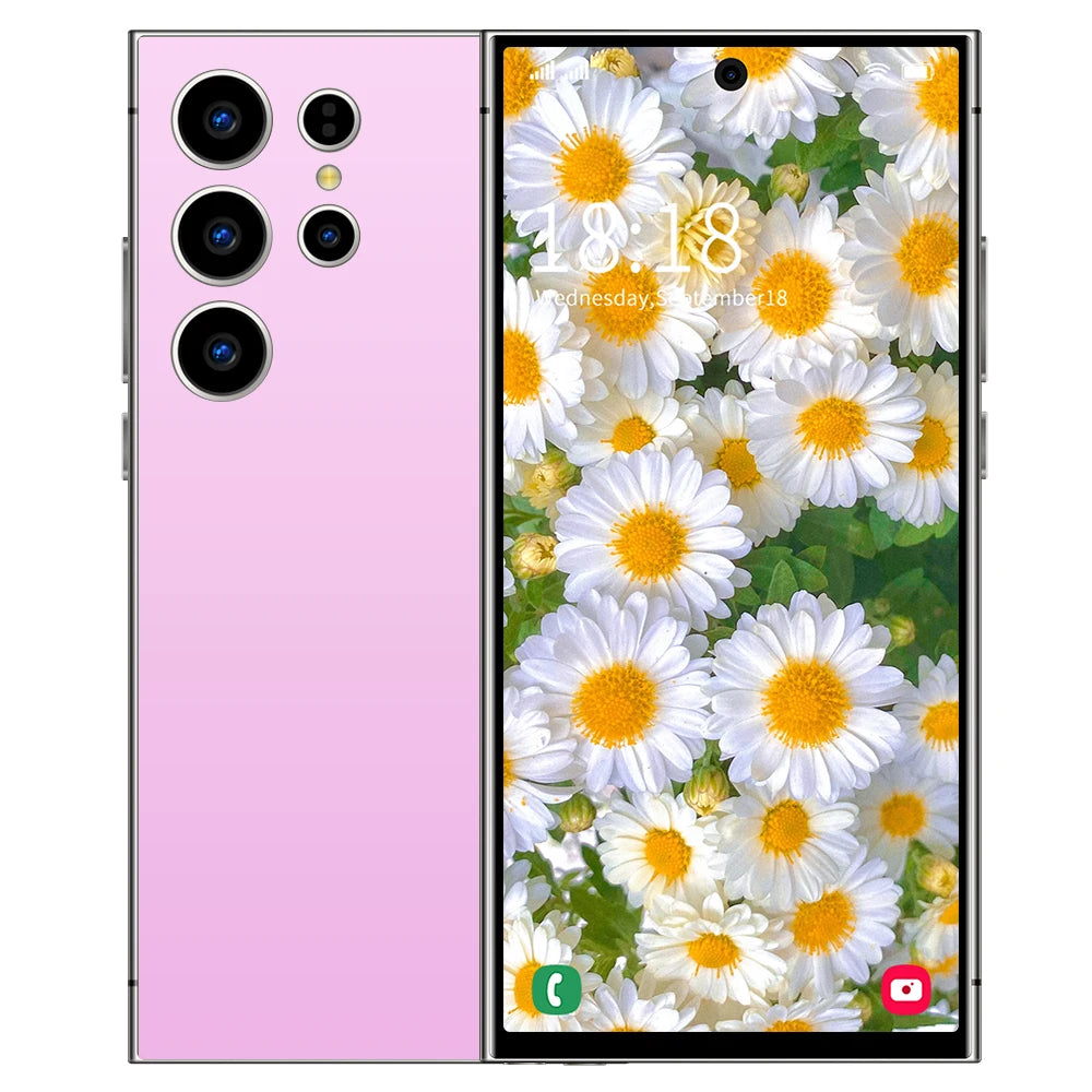 Mobile phone case is suitable Global Version S26 Ultra Smart Android Phone 5G 7.3 Inch HD Screen 108MP Camera Android14 Unlock