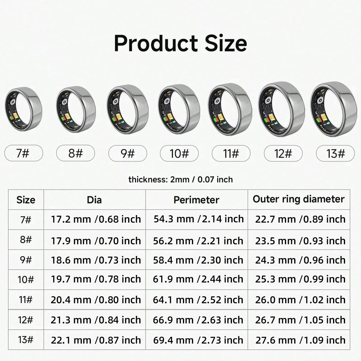 Smart Ring New Men And Women Bluetooth Connection Waterproof Health Sports Sleep Monitoring Multiple Exercise Modes