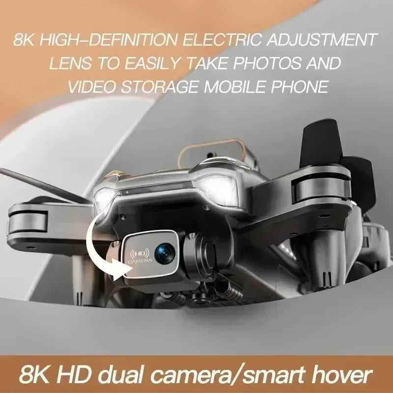 NEW P11 Pro Max 8K Dual-Camera RC Drone 5G GPS Professional Intelligent Obstacle Avoidanc Brushless Foldable Quadrotor Toys Gift