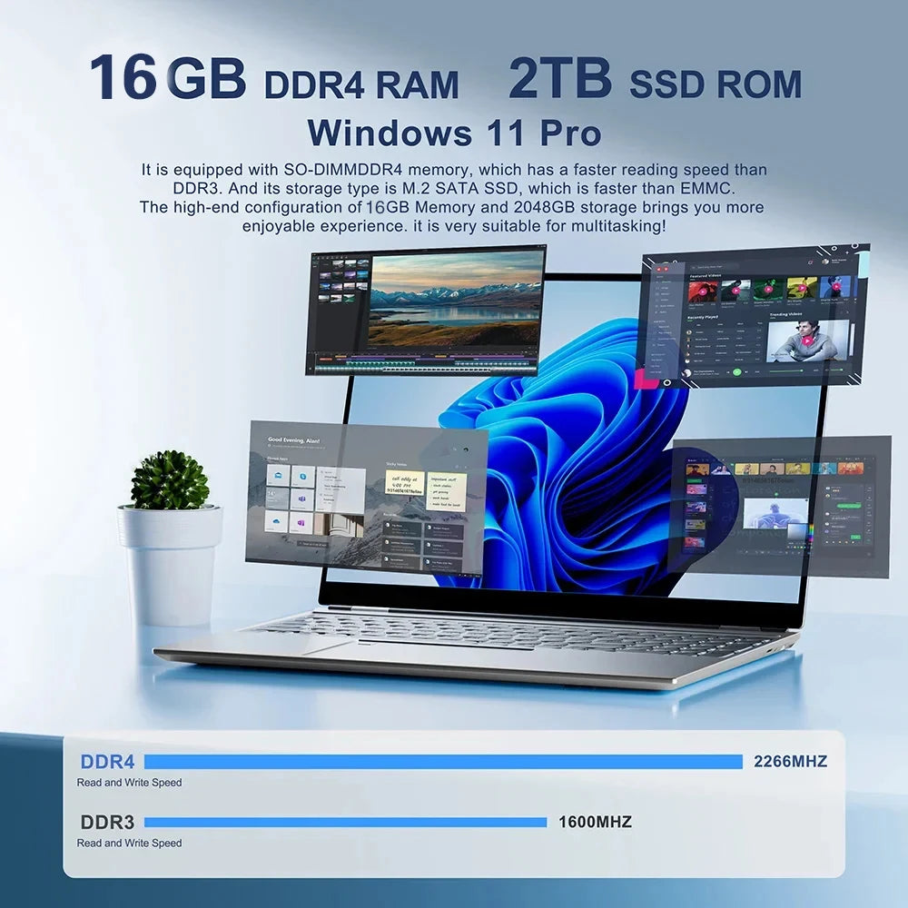 2025 Windows 11 Pro 14.1" Intel Gaming Laptop Computer CORE i9 8950HK 16GB DDR4 1TB 2TB SSD 1920*1080 Office Gaming PC notebook