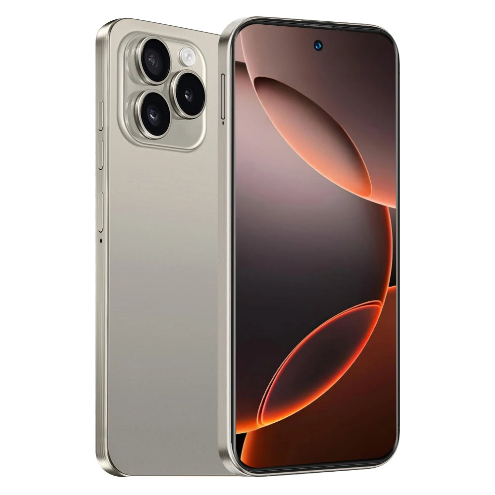 Global Version I16 Pro Max Smartphones Cellphones Android 14,6.8 inch Screen,12+512GB,13+24MP,Mobile phone,6800mAh Phone 5G