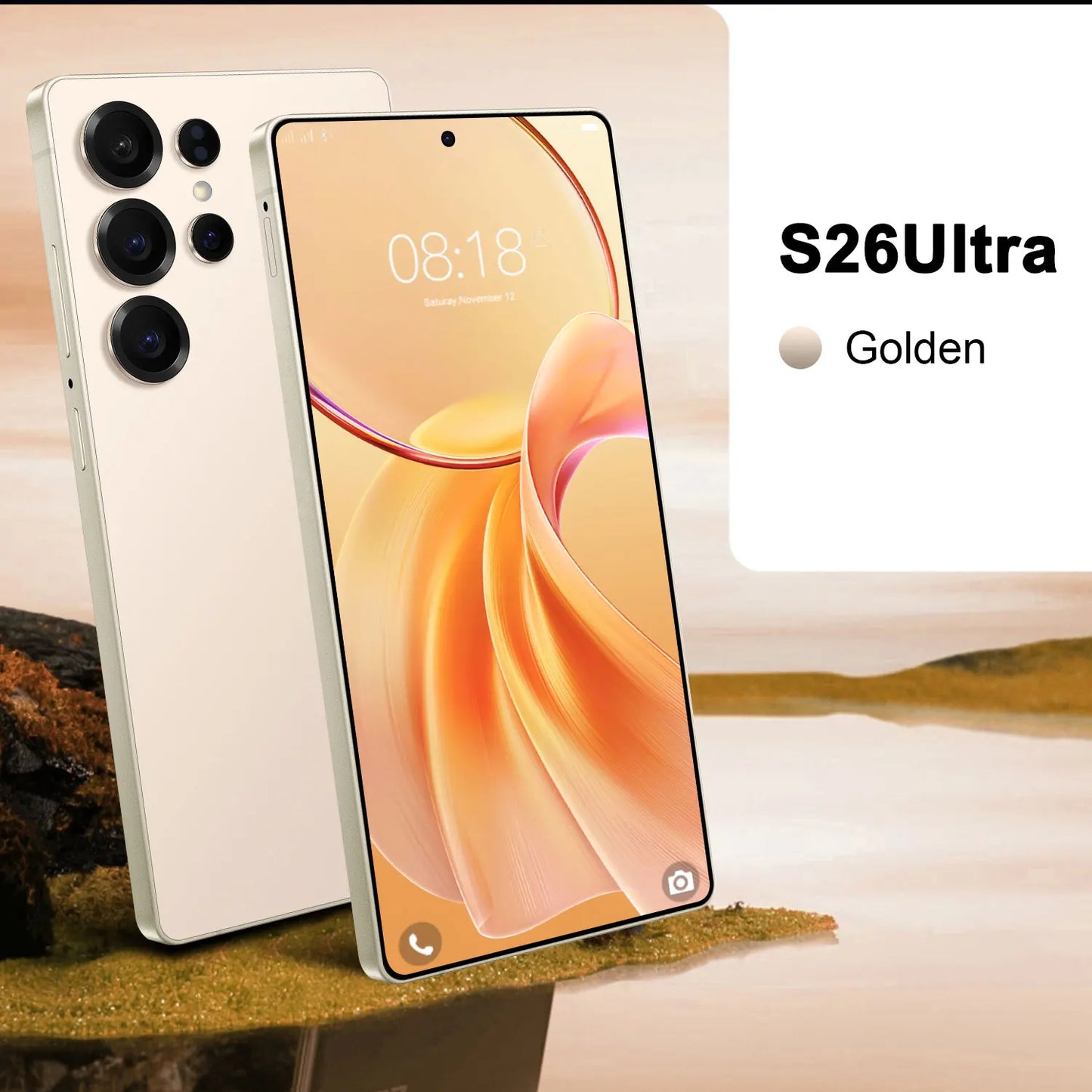 S26 Ultra NEW HOT 2025 original intelligent 5G dual card dual standby Android 14 system global version 8000mAh battery