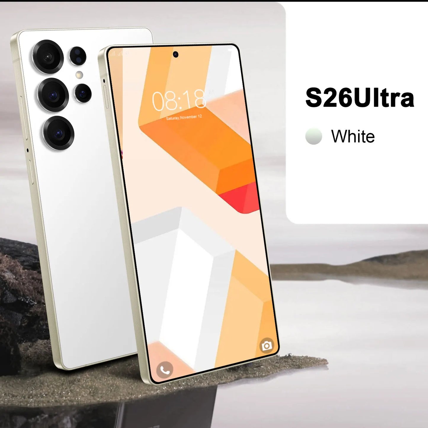S26 Ultra NEW HOT 2025 original intelligent 5G dual card dual standby Android 14 system global version 8000mAh battery