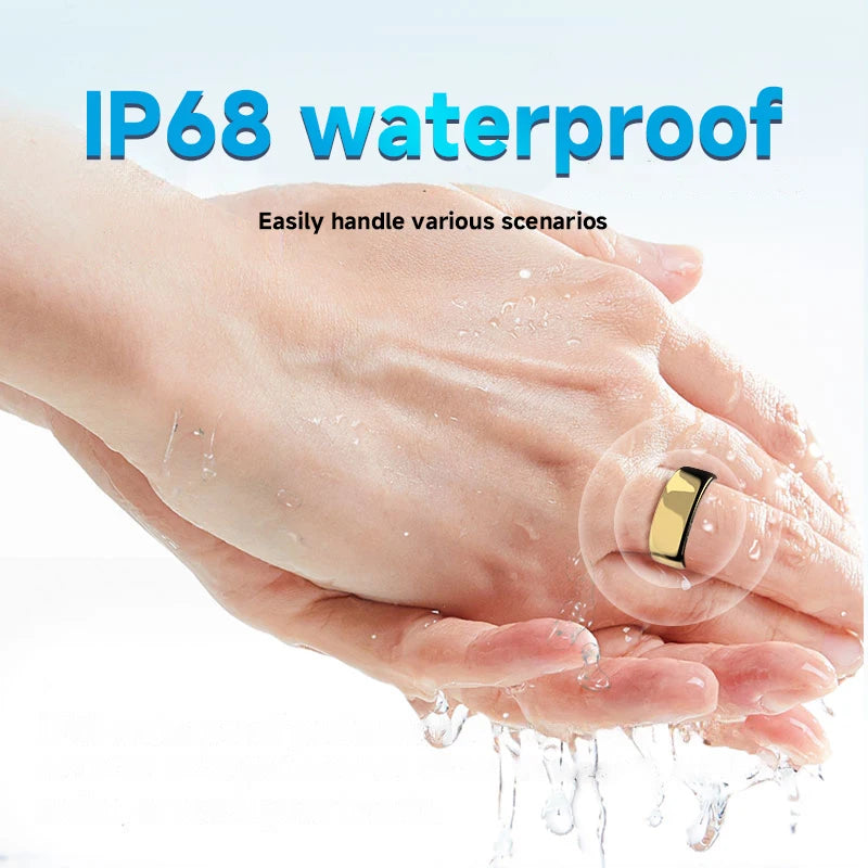 Smart Ring New Men And Women Bluetooth Connection Waterproof Health Sports Sleep Monitoring Multiple Exercise Modes