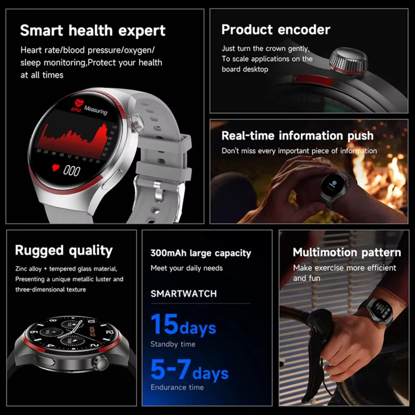 2024    Watch 4 PRO Smart Watch Men GT4Pro    Bluetooth Call GPS NFC Heart rate Sport SmartwatchWomen