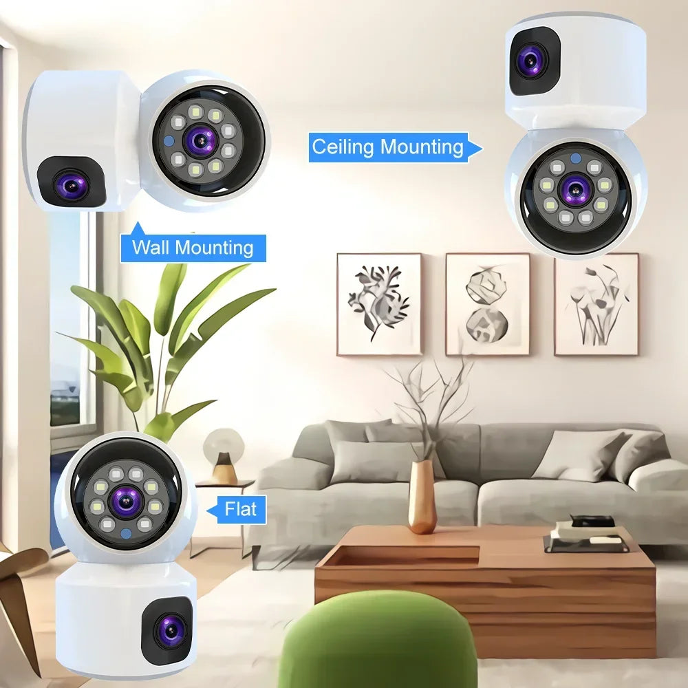 8MP WiFi IP Camera Smart Home Security Camera Baby Pet Monitor Auto Tracking Two-way Audio Wireless PTZ Surveillance Camera