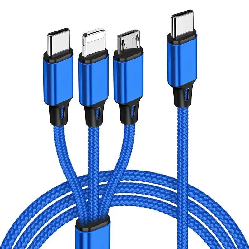 Type-c Three-in-one Charging Line PD One-minute Three-vehicle Fast Charging Line