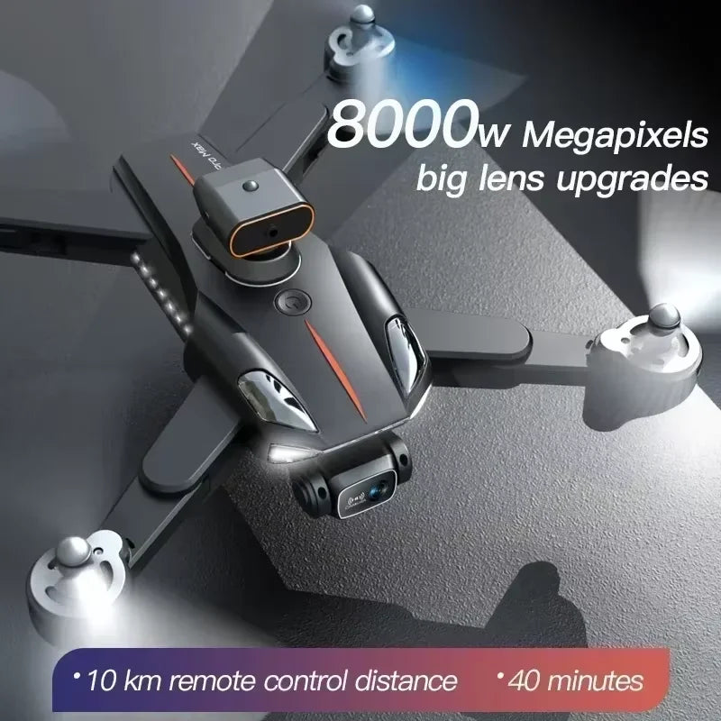 NEW P11 Pro Max 8K Dual-Camera RC Drone 5G GPS Professional Intelligent Obstacle Avoidanc Brushless Foldable Quadrotor Toys Gift