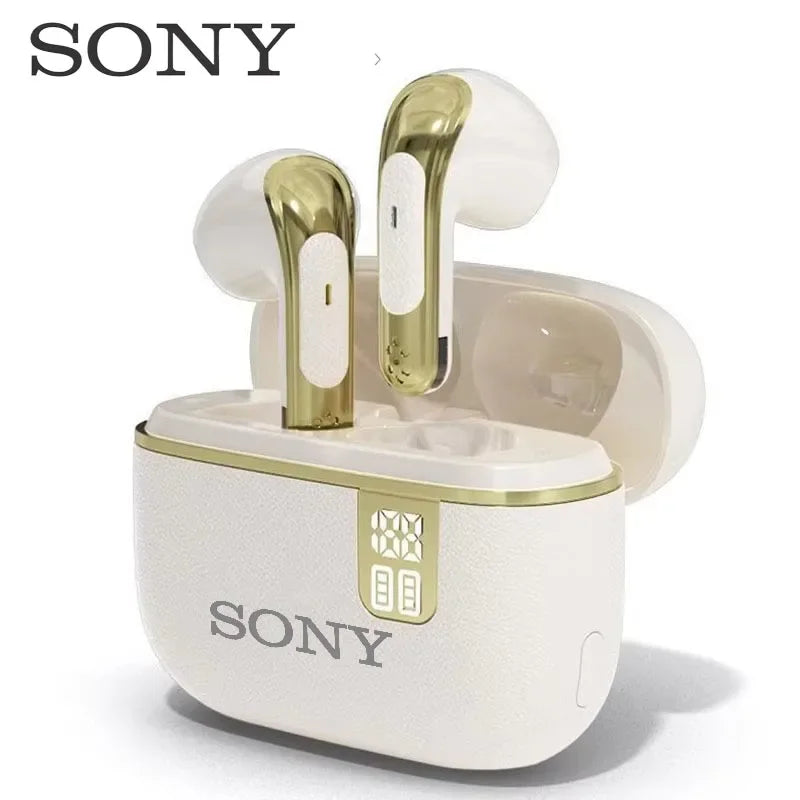 Origin Sony Wireless Headphones Bluetooth Headset ENC Power Digital Display Stereo Sound Earphones for All Smartphones NE109