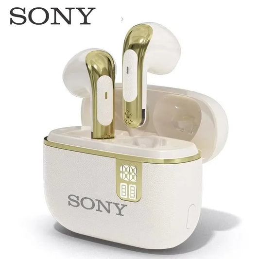 Origin Sony Wireless Headphones Bluetooth Headset ENC Power Digital Display Stereo Sound Earphones for All Smartphones NE109