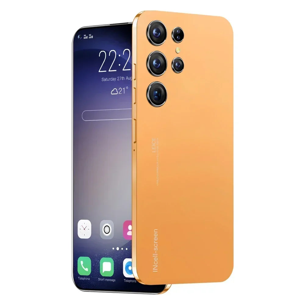 S25 Ultra Smartphone 7.3inch HD Front 72 million Pixels camera 108million HD rear camera Android14 Face Unlocked mobilephone