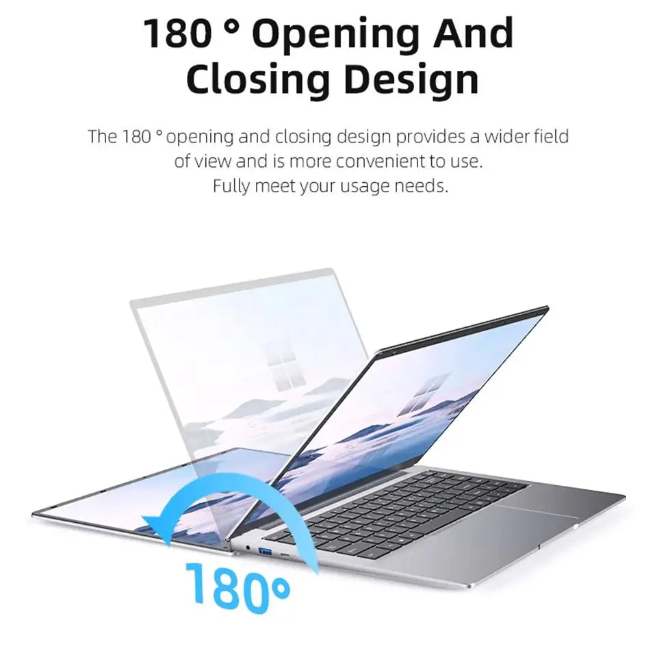 14.1 inch Laptop Computer intel core i7-7500U Windows 11 Portable Notebook 12GB DDR4 1TB 2TB SSD 1920*1080 Office Study Computer