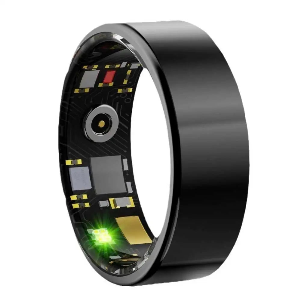 Smart Ring Health Tracker Multi-sport Modes Fitness Ring Up To 7-Day Battery Sleep Heart Rate Blood Oxygen Tracker for Women Men