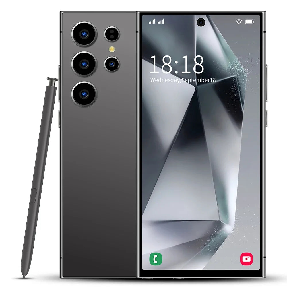 2025 NEW S26 Ultra Cellphones Original Smartphone 5G Dual SIM Android 14 Cell Phone Snapdragon 8 gen 3 Smart Mobile Phones