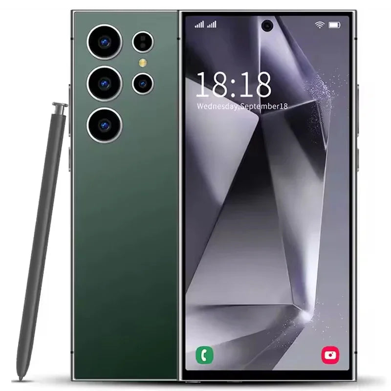 2025 NEW S26 Ultra Cellphones Original Smartphone 5G Dual SIM Android 14 Cell Phone Snapdragon 8 gen 3 Smart Mobile Phones