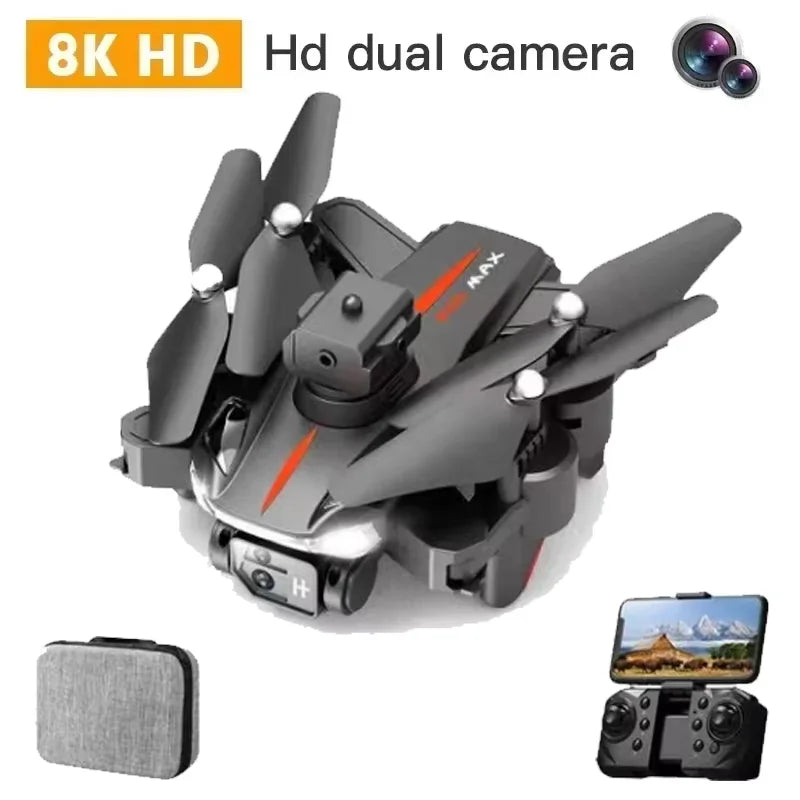 NEW P11 Pro Max 8K Dual-Camera RC Drone 5G GPS Professional Intelligent Obstacle Avoidanc Brushless Foldable Quadrotor Toys Gift