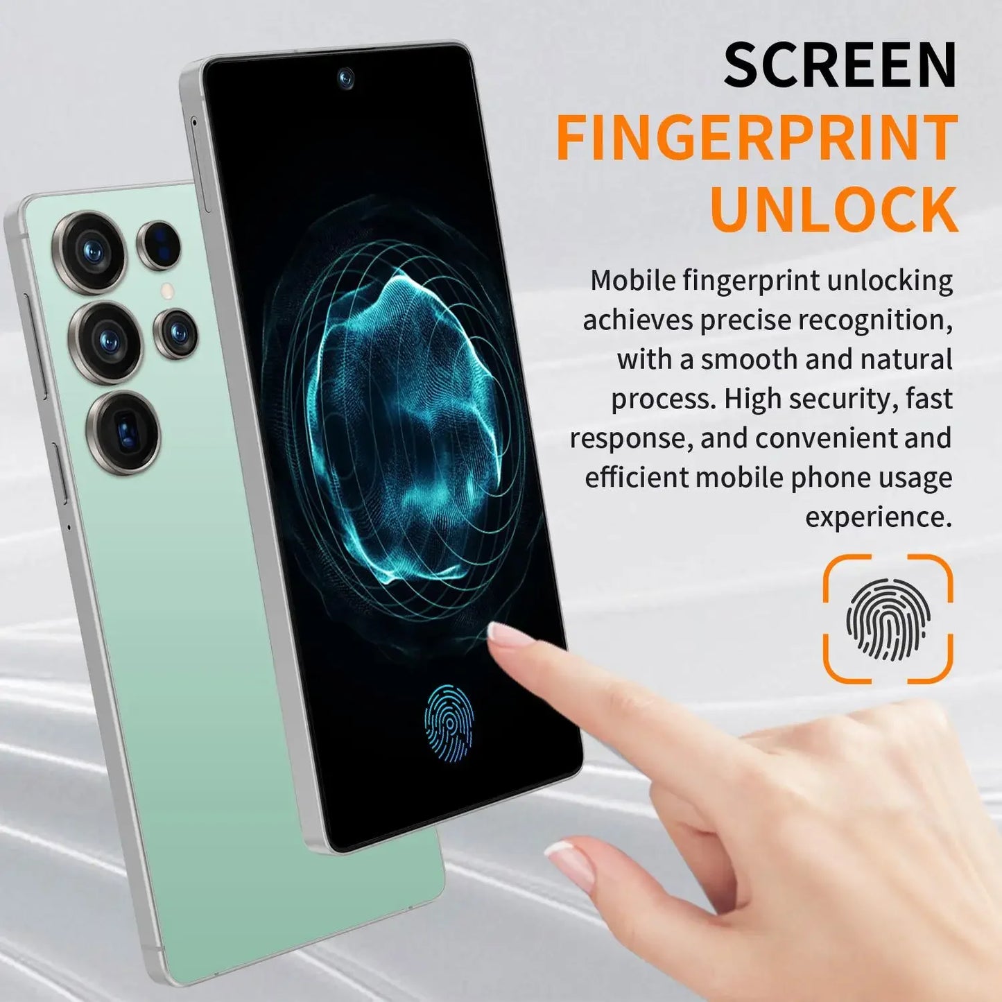 2025 High Quality For S26 Ultra 7.3 Inch LCD Smartphone Display Touch Screen AMOLED Display Panel Dynamic Moblie Phones