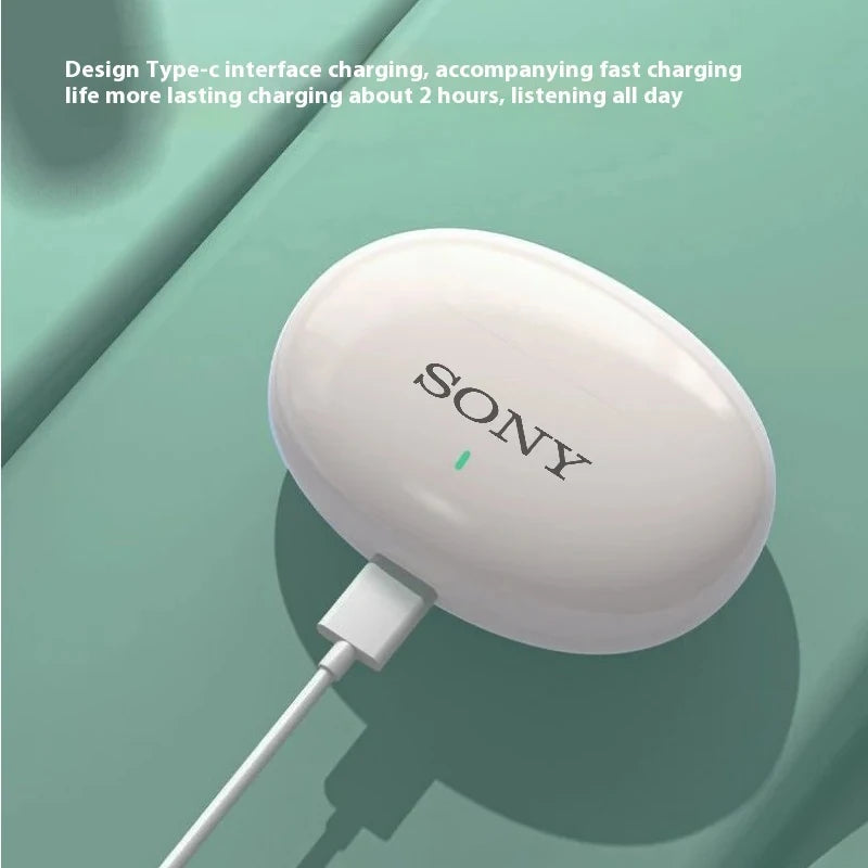 Original Sony Earphone TWS Bluetooth Headset HiFi Wireless Headphone Mic Noise Reduction Earbuds Waterproof Game Motion