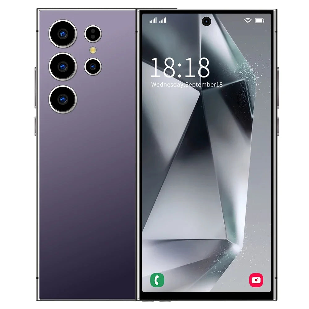 2025 NEW S26 Ultra Cellphones Original Smartphone 5G Dual SIM Android 14 Cell Phone Snapdragon 8 gen 3 Smart Mobile Phones