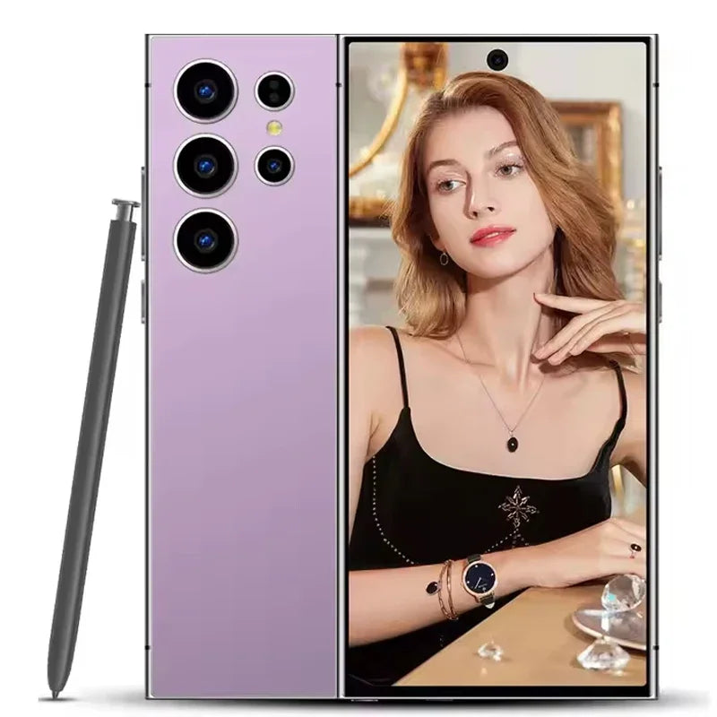2025 NEW S26 Ultra Cellphones Original Smartphone 5G Dual SIM Android 14 Cell Phone Snapdragon 8 gen 3 Smart Mobile Phones