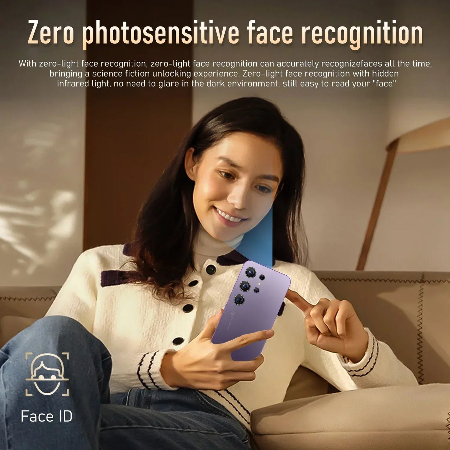 S25 Ultra Smartphone 7.3inch HD Front 72 million Pixels camera 108million HD rear camera Android14 Face Unlocked mobilephone