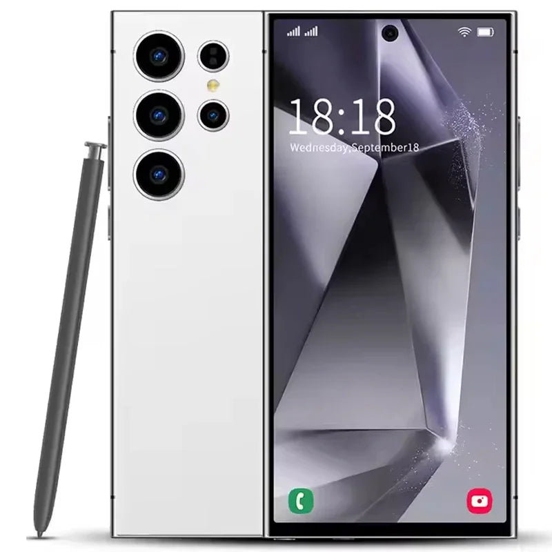 2025 NEW S26 Ultra Cellphones Original Smartphone 5G Dual SIM Android 14 Cell Phone Snapdragon 8 gen 3 Smart Mobile Phones