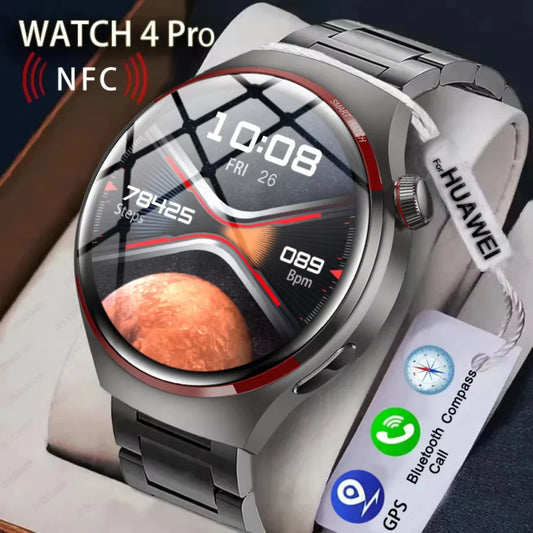 2024    Watch 4 PRO Smart Watch Men GT4Pro    Bluetooth Call GPS NFC Heart rate Sport SmartwatchWomen