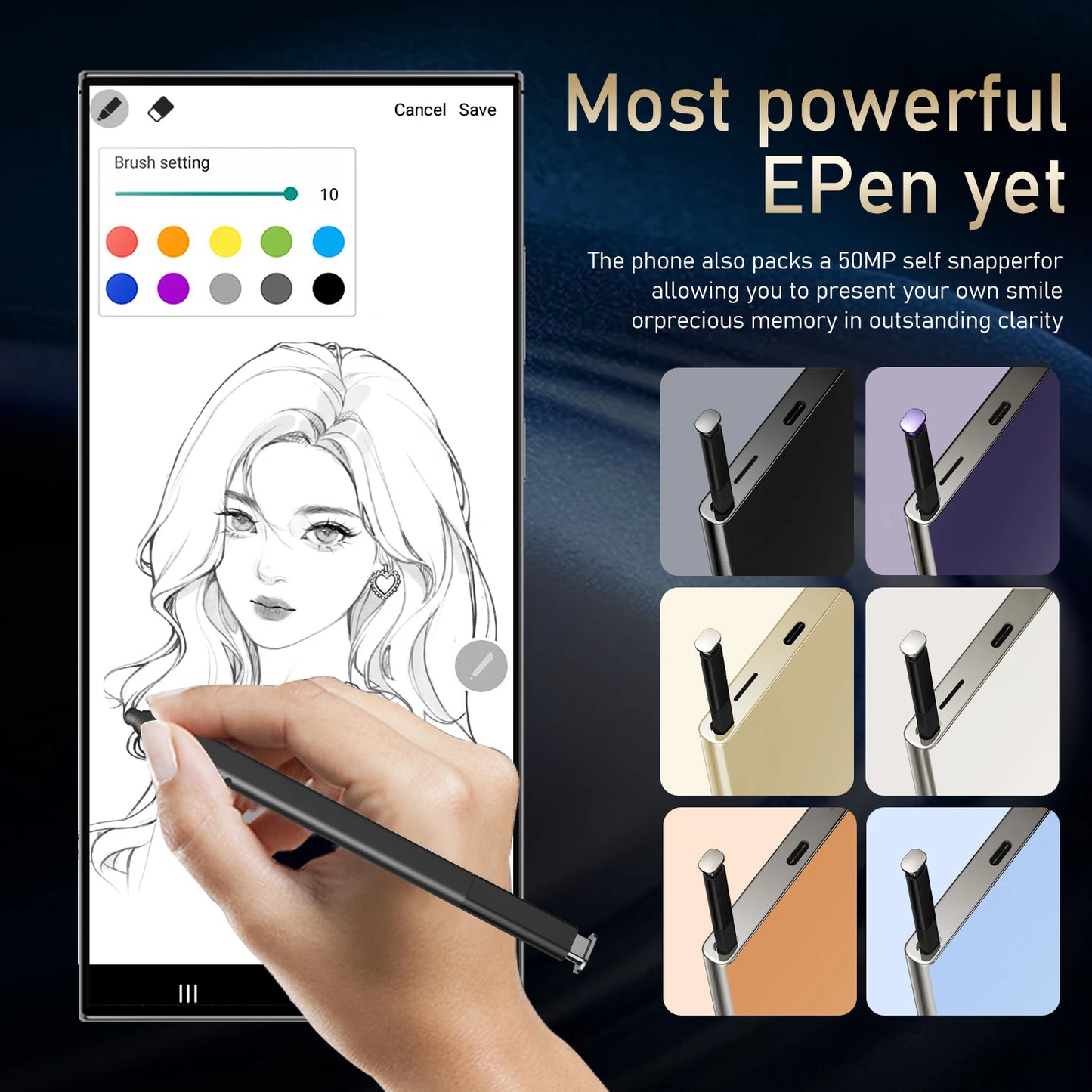 HOT 2025 new S25 Ultra original intelligent 5G dual card dual standby Android 14 system global version phones 8000mAh battery